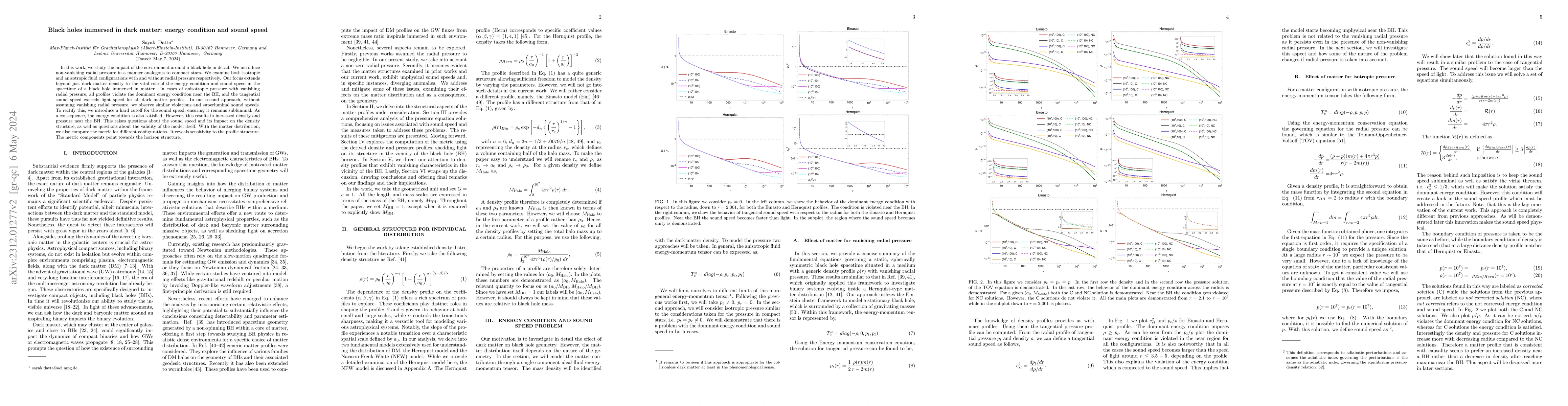 Thumbnail for Black holes immersed in dark matter: energy condition and sound speed