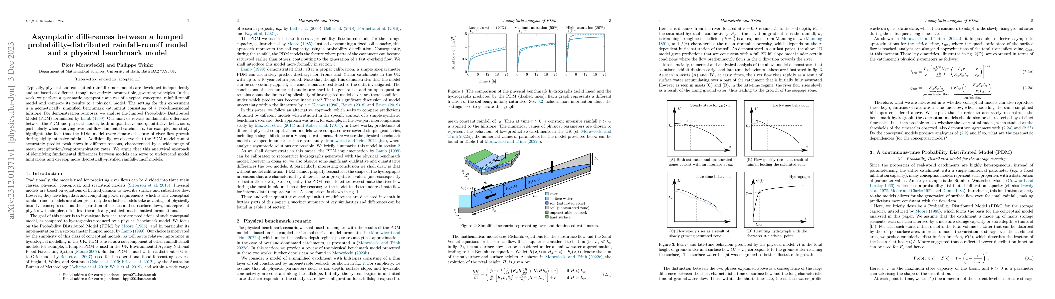 Thumbnail for Asymptotic differences between a lumped probability-distributed
  rainfall-runoff model and a physical benchmark model