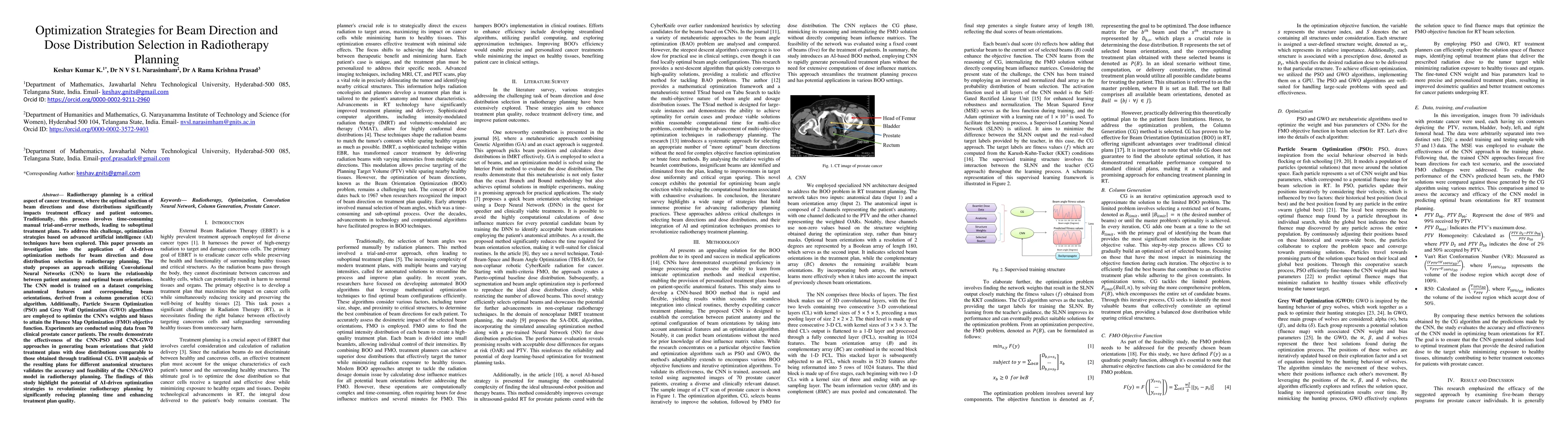 Thumbnail for Optimization Strategies for Beam Direction and Dose Distribution
  Selection in Radiotherapy Planning