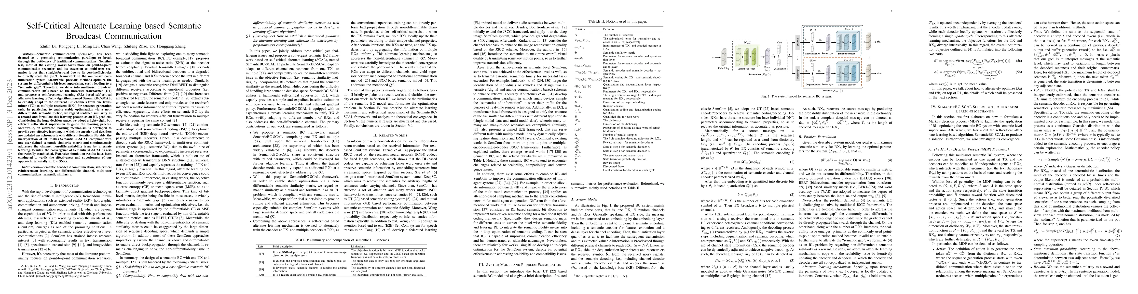 Thumbnail for Self-Critical Alternate Learning based Semantic Broadcast Communication