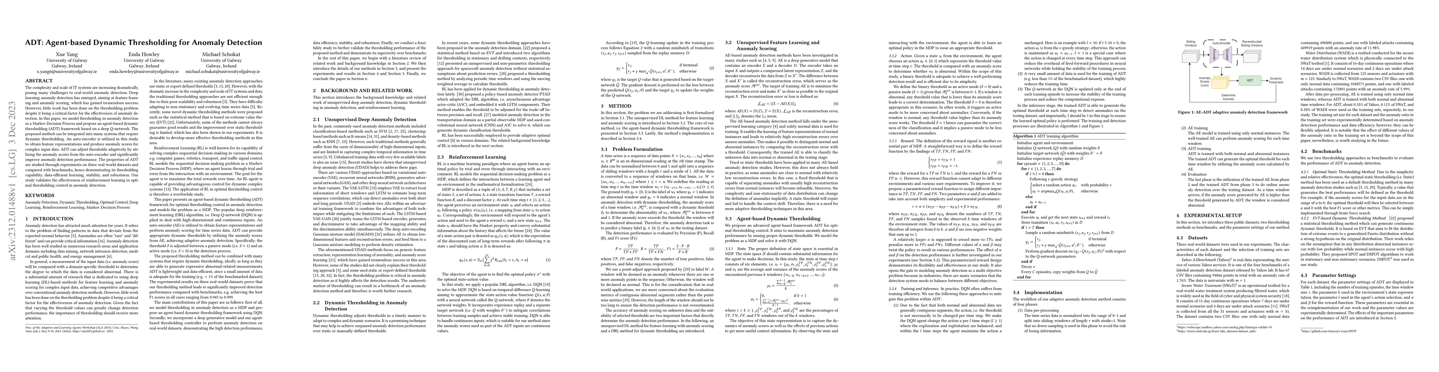 Thumbnail for ADT: Agent-based Dynamic Thresholding for Anomaly Detection