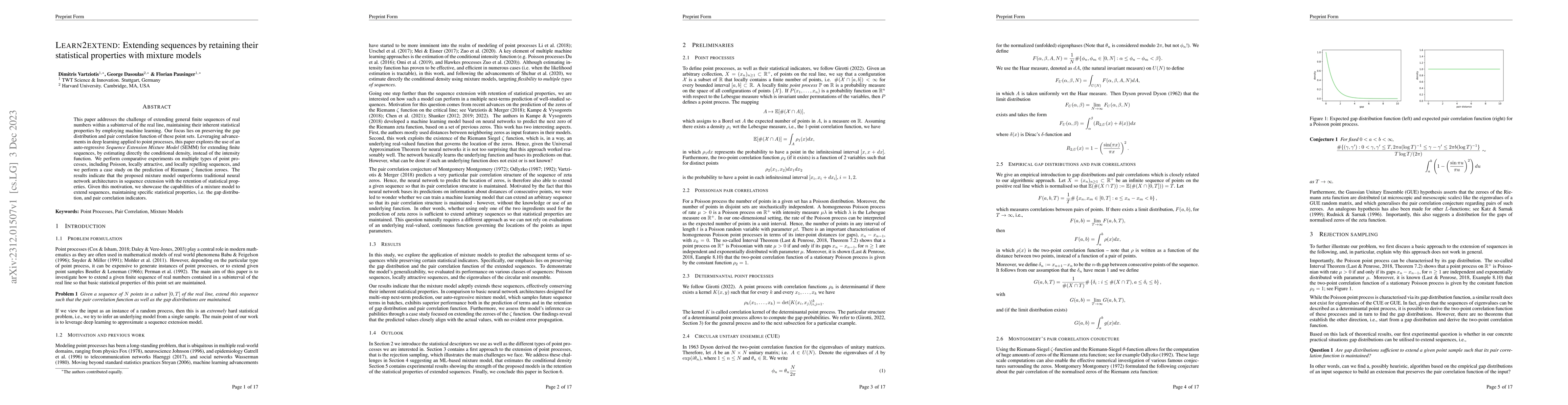 Thumbnail for Learn2Extend: Extending sequences by retaining their statistical
  properties with mixture models