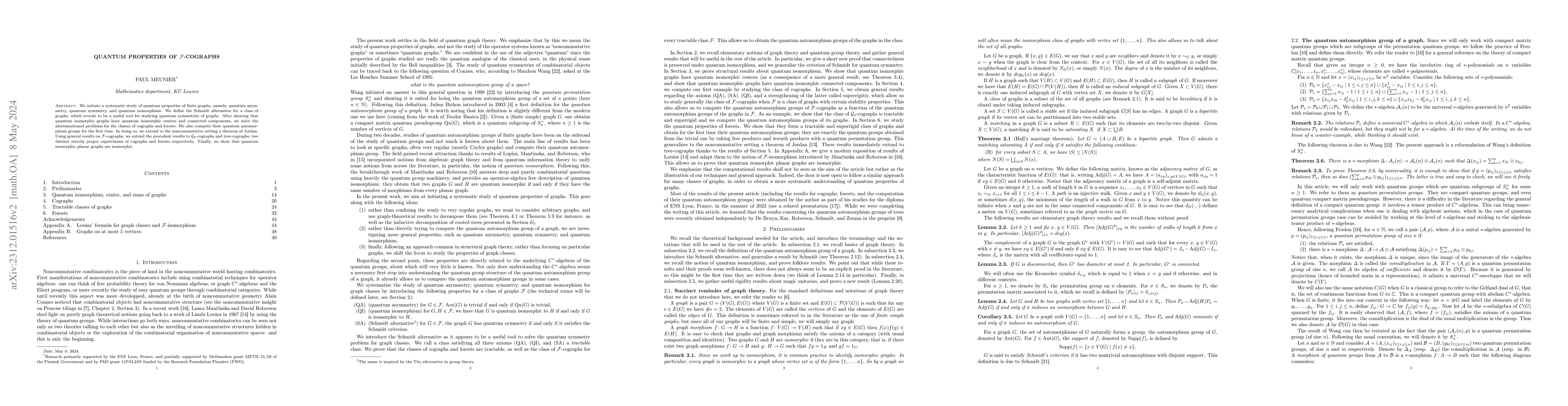 Thumbnail for Quantum properties of $\mathcal F$-cographs