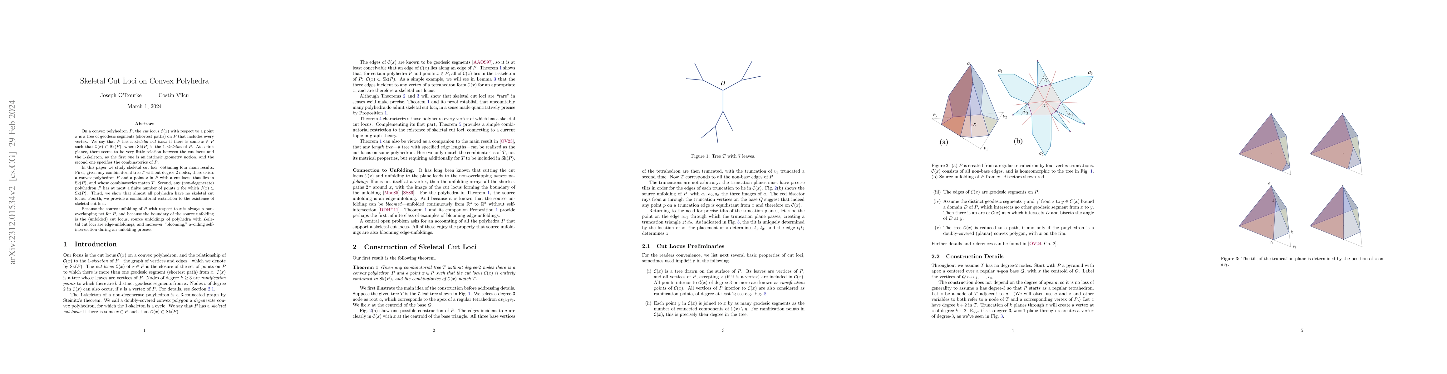 Thumbnail for Skeletal Cut Loci on Convex Polyhedra