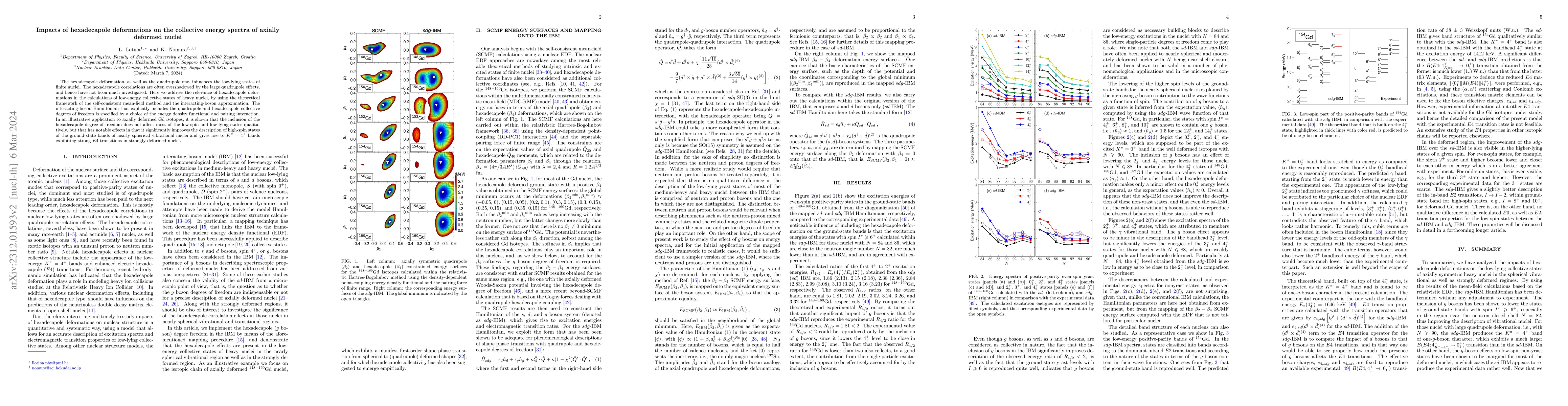 Thumbnail for Impacts of hexadecapole deformations on the collective energy spectra of
  axially deformed nuclei