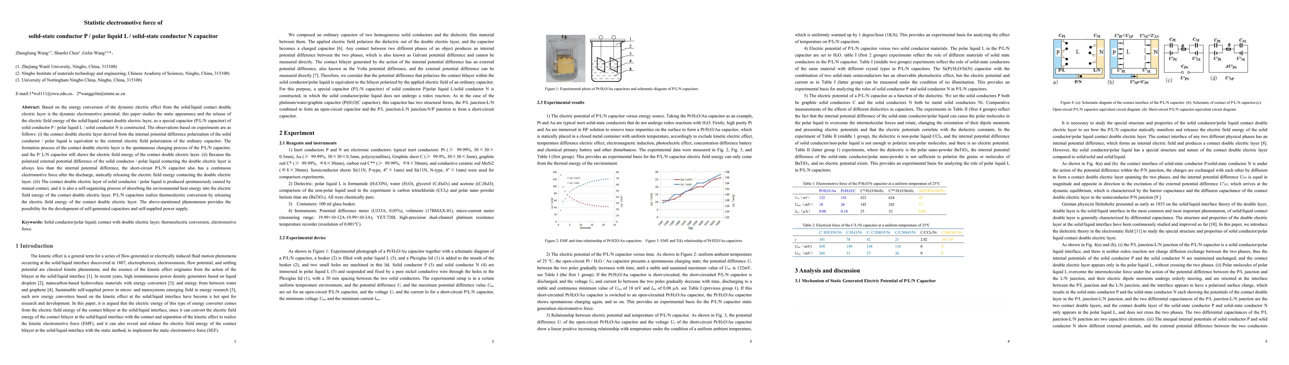 Thumbnail for Statistic electromotive force of solid-state conductor P / polar liquid
  L / solid-state conductor N capacitor