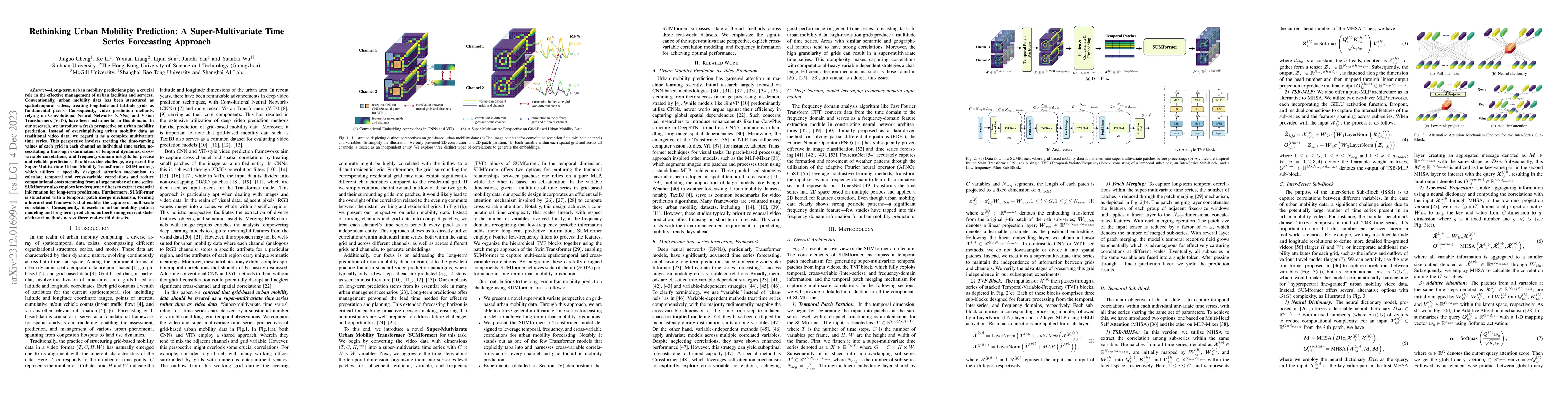 Thumbnail for Rethinking Urban Mobility Prediction: A Super-Multivariate Time Series
  Forecasting Approach