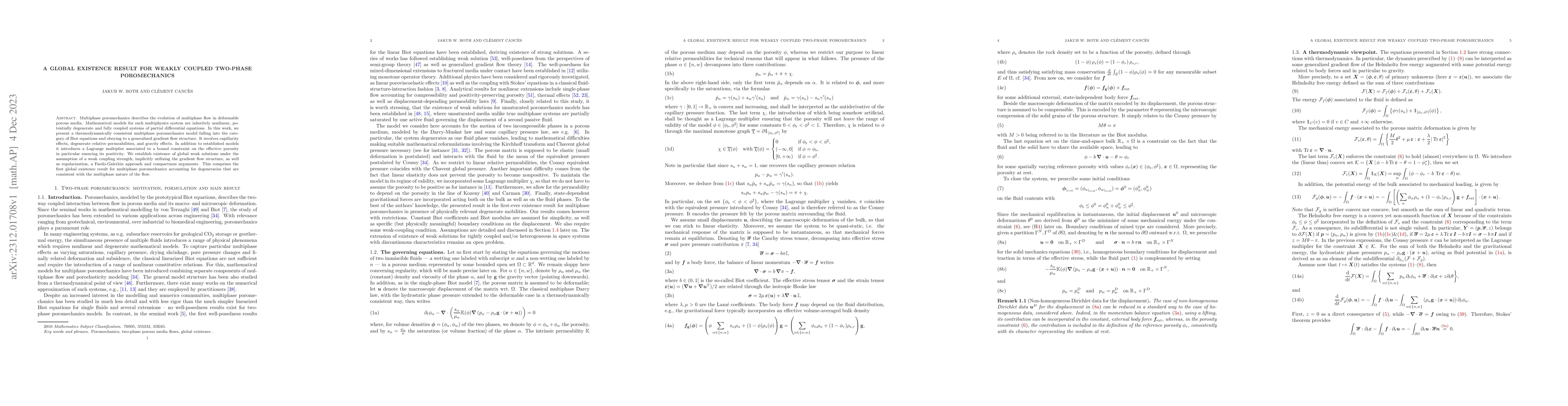Thumbnail for A global existence result for weakly coupled two-phase poromechanics