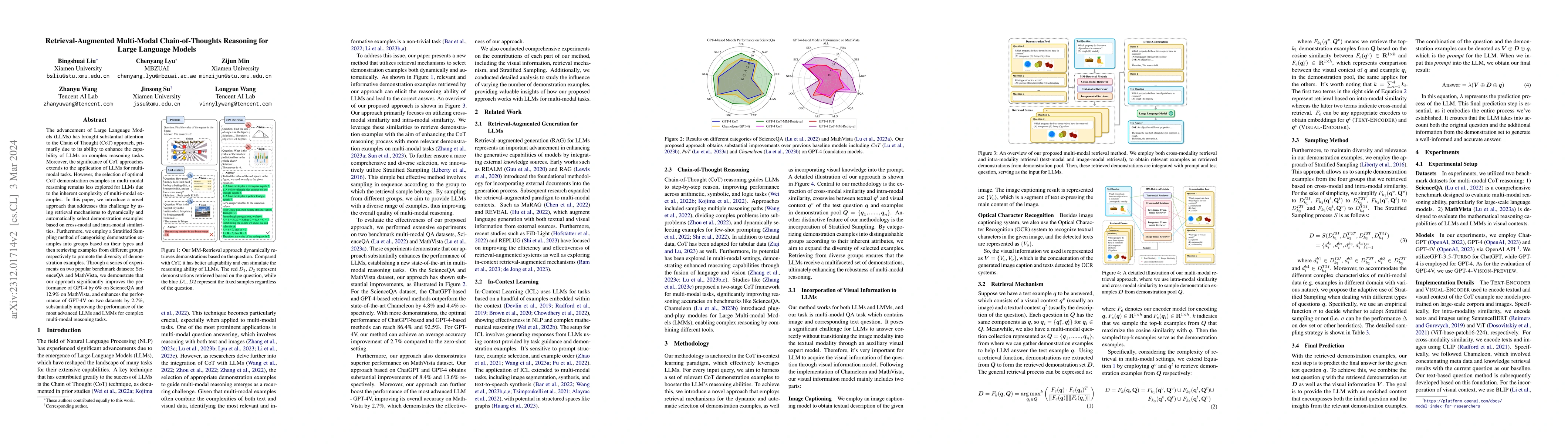 Thumbnail for Retrieval-augmented Multi-modal Chain-of-Thoughts Reasoning for Large
  Language Models