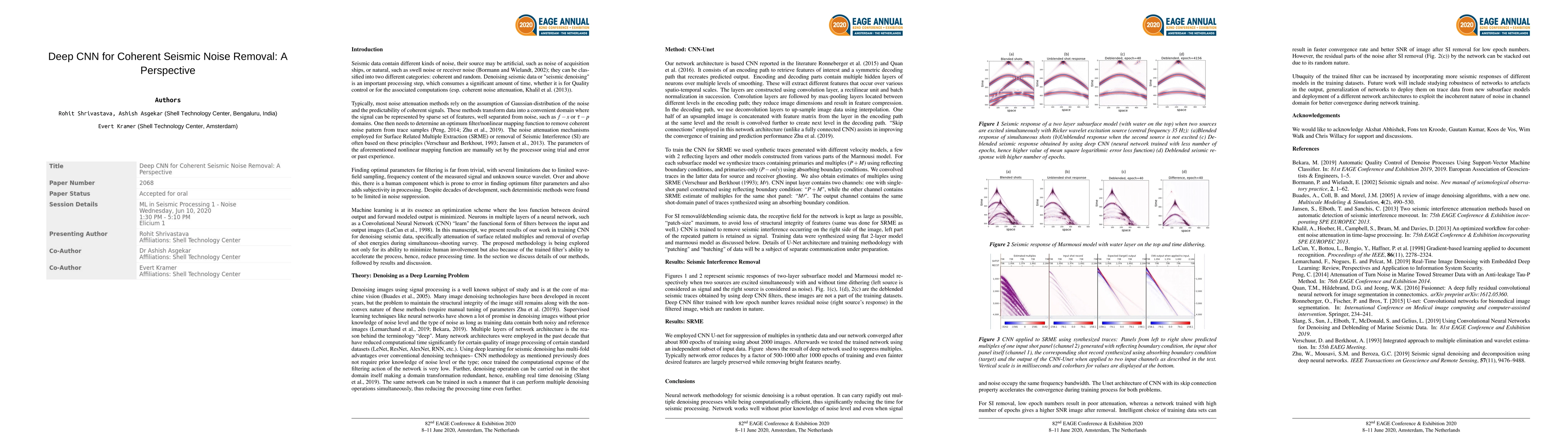 Thumbnail for Deep CNN for Coherent Seismic Noise Removal: A Perspective