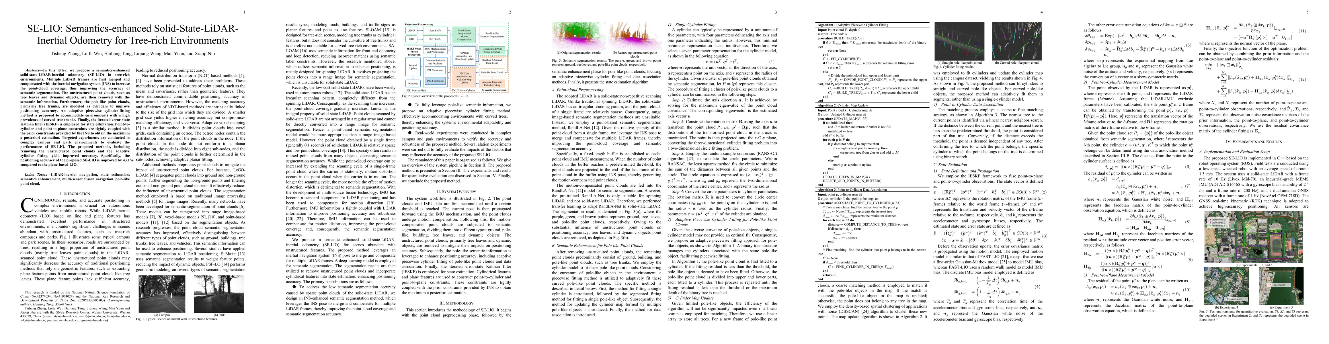 Thumbnail for SE-LIO: Semantics-enhanced Solid-State-LiDAR-Inertial Odometry for
  Tree-rich Environments