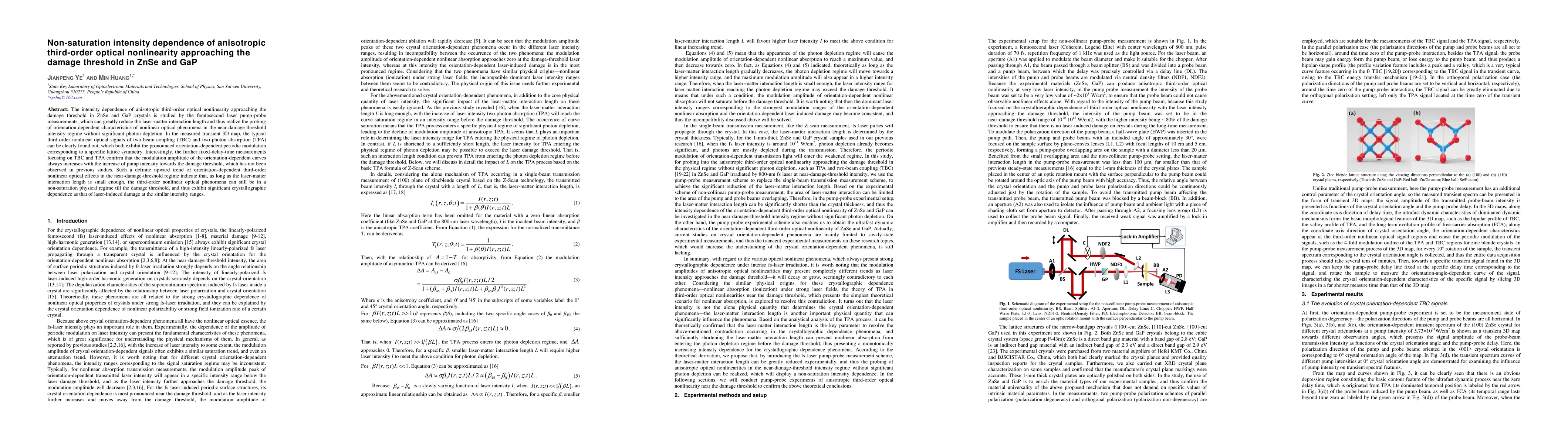 Thumbnail for Non-saturation intensity dependence of anisotropic third-order optical
  nonlinearity approaching the damage threshold in ZnSe and GaP