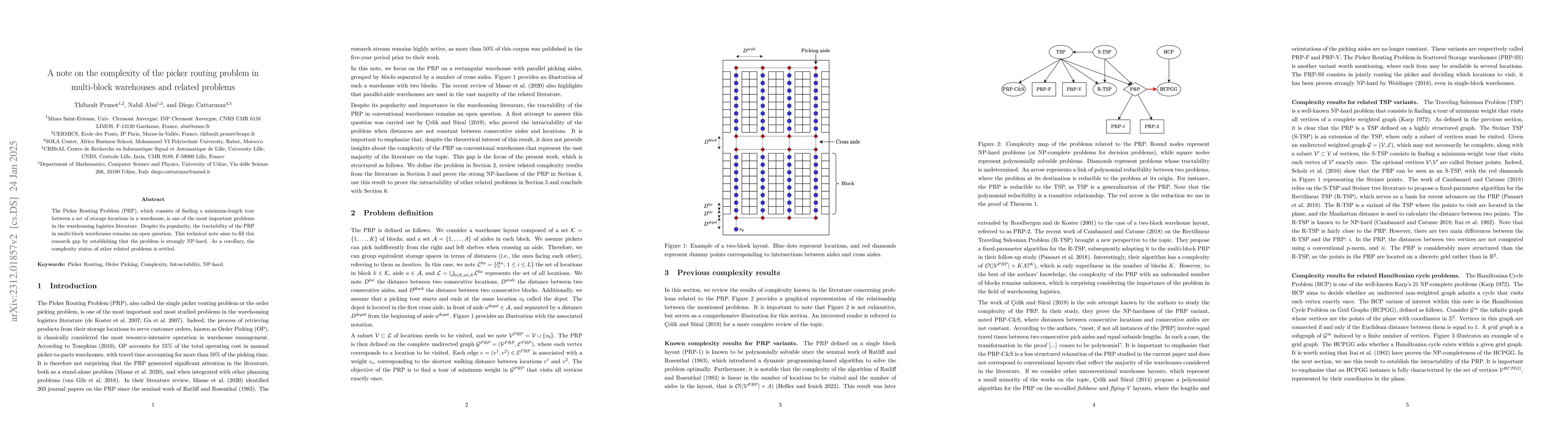 Thumbnail for The Intractability of the Picker Routing Problem