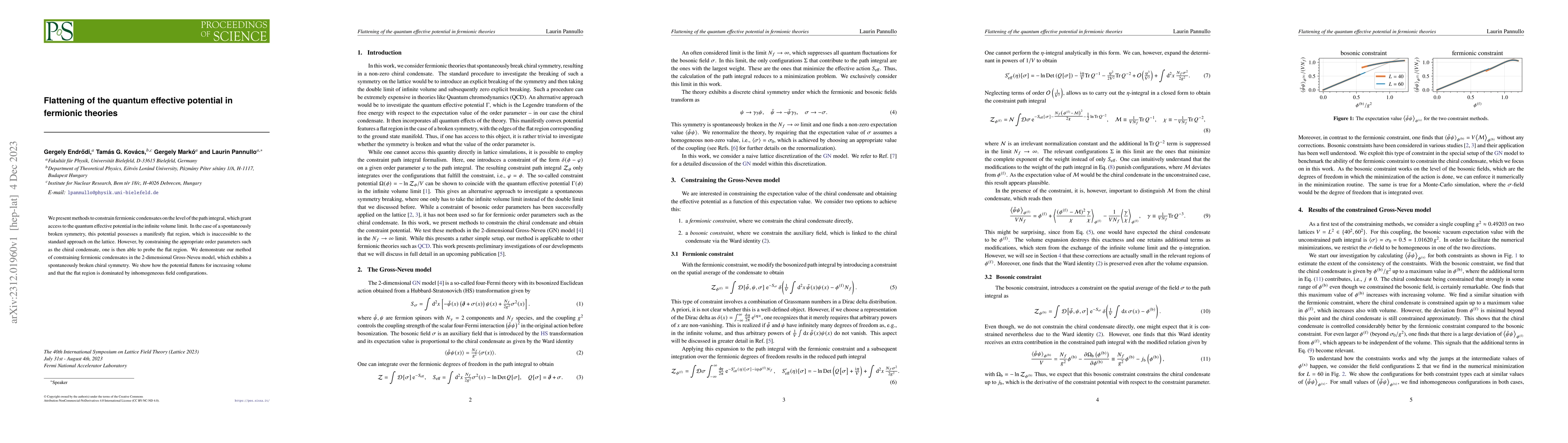 Thumbnail for Flattening of the quantum effective potential in fermionic theories