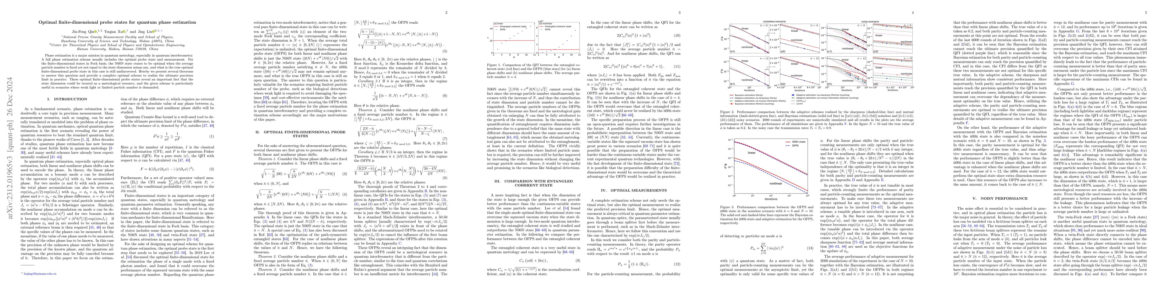 Thumbnail for Optimal phase estimation in finite-dimensional Fock space