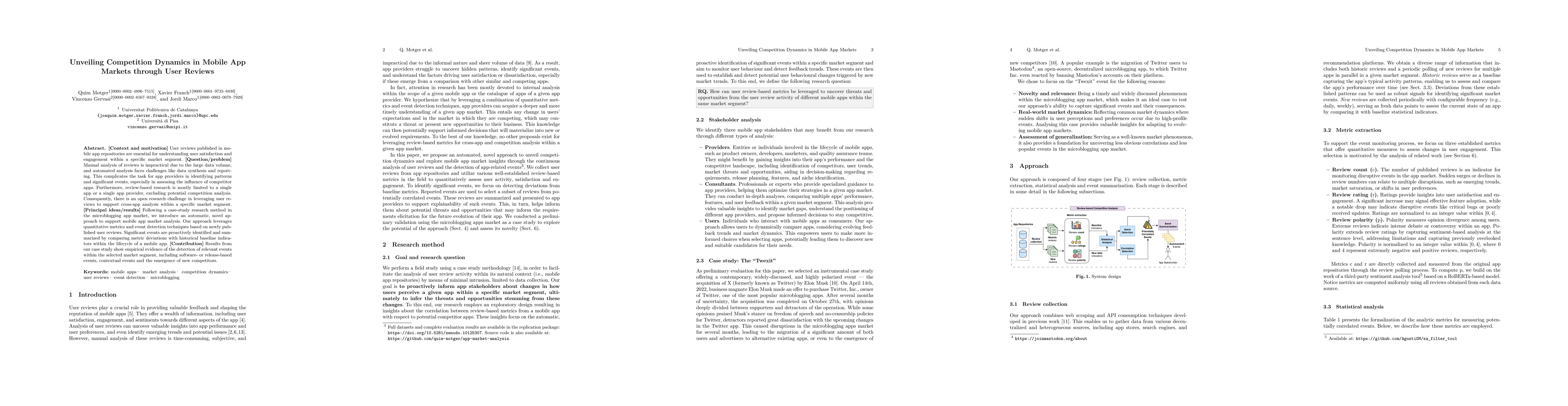 Thumbnail for Unveiling Competition Dynamics in Mobile App Markets through User
  Reviews