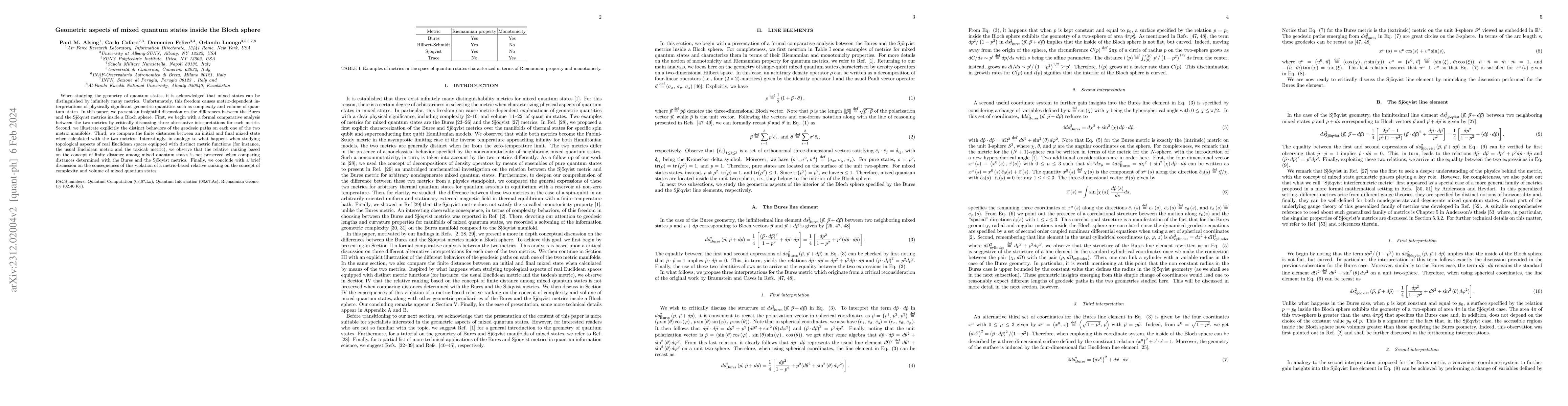 Thumbnail for Geometric aspects of mixed quantum states inside the Bloch sphere