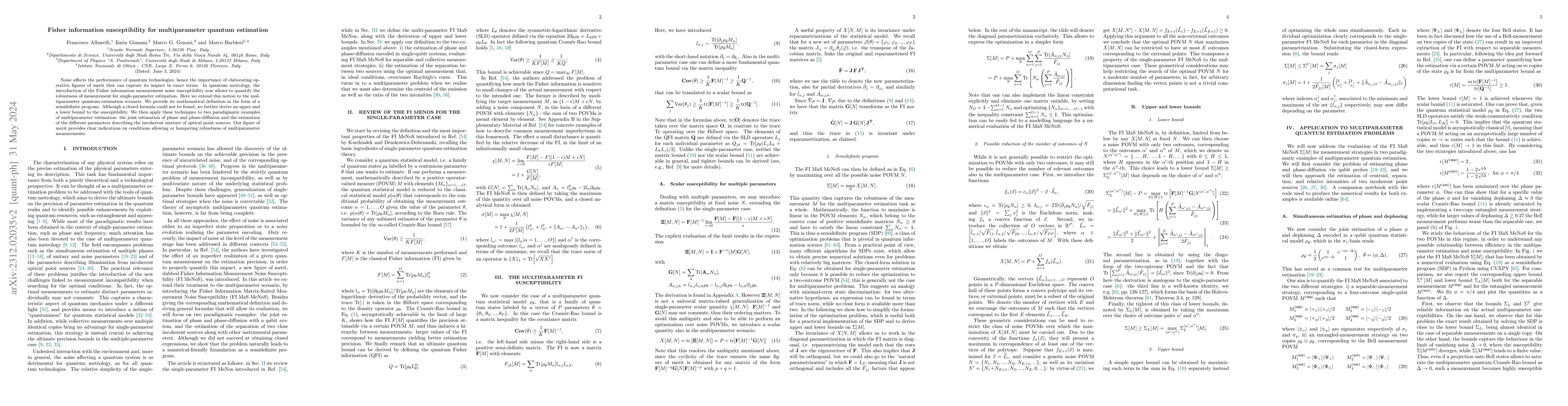 Thumbnail for Fisher information susceptibility for multiparameter quantum estimation