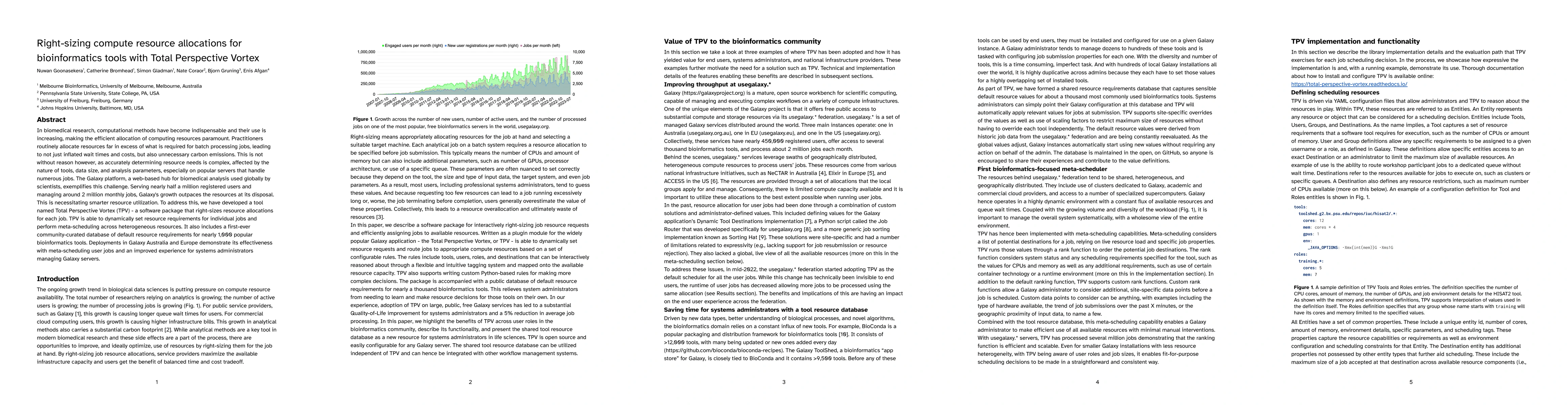 Thumbnail for Right-sizing compute resource allocations for bioinformatics tools with
  Total Perspective Vortex