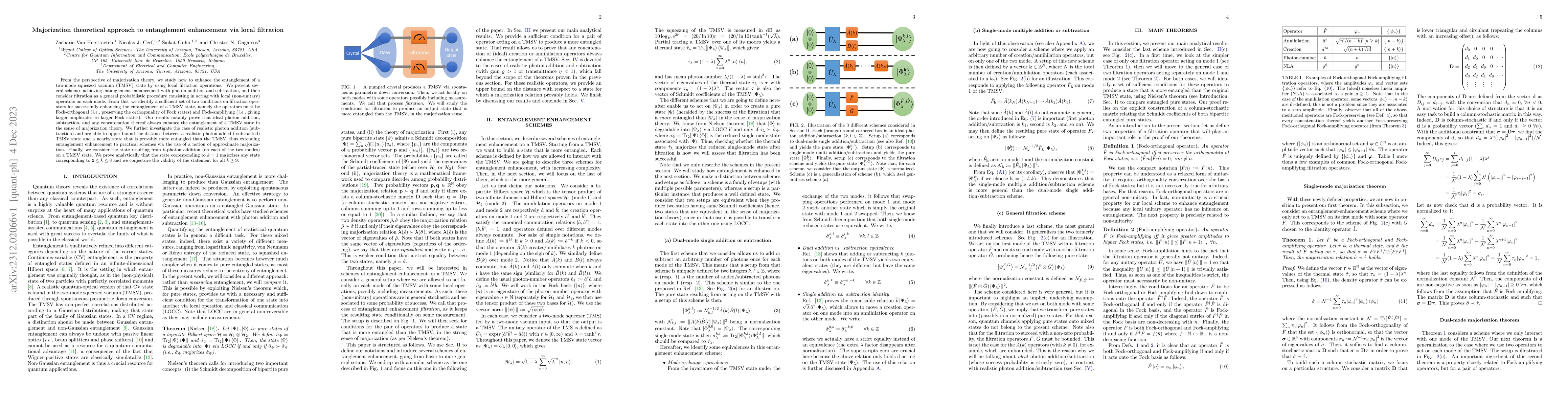 Thumbnail for Majorization theoretical approach to entanglement enhancement via local
  filtration