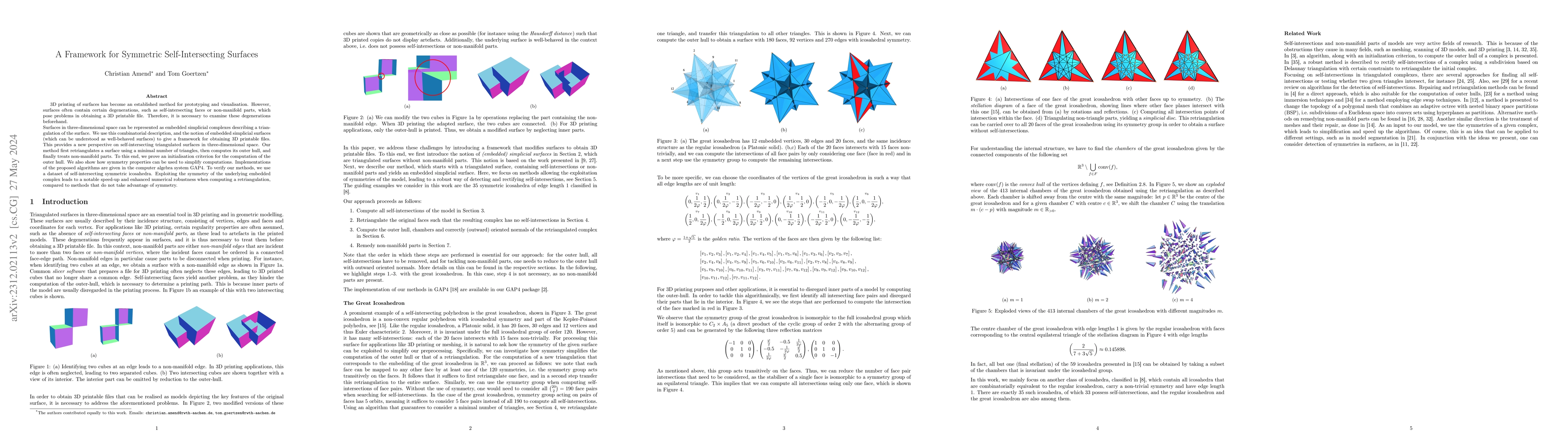 Thumbnail for A Framework for Symmetric Self-Intersecting Surfaces