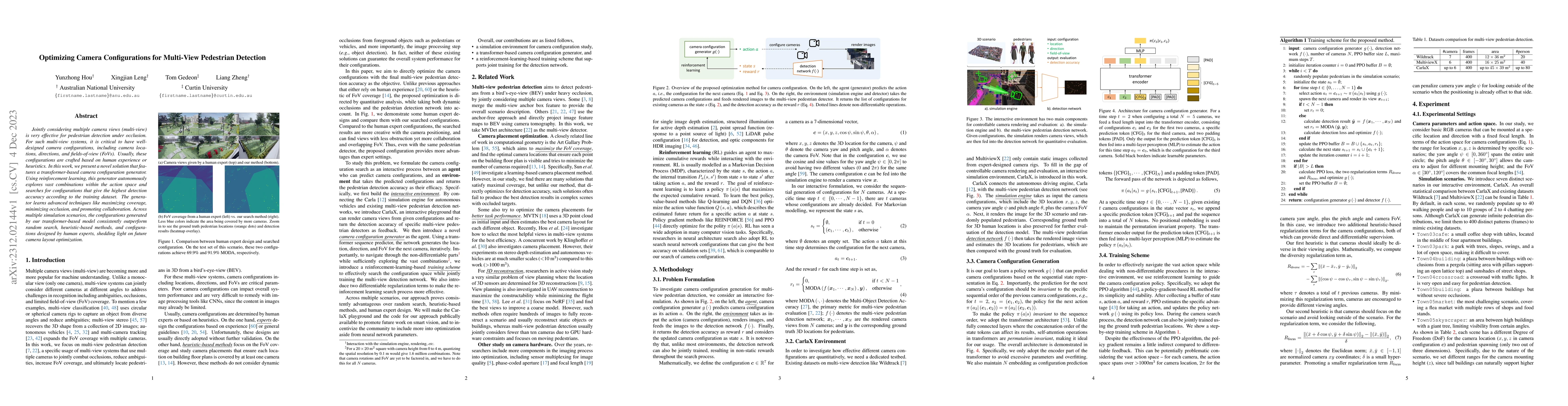 Thumbnail for Optimizing Camera Configurations for Multi-View Pedestrian Detection