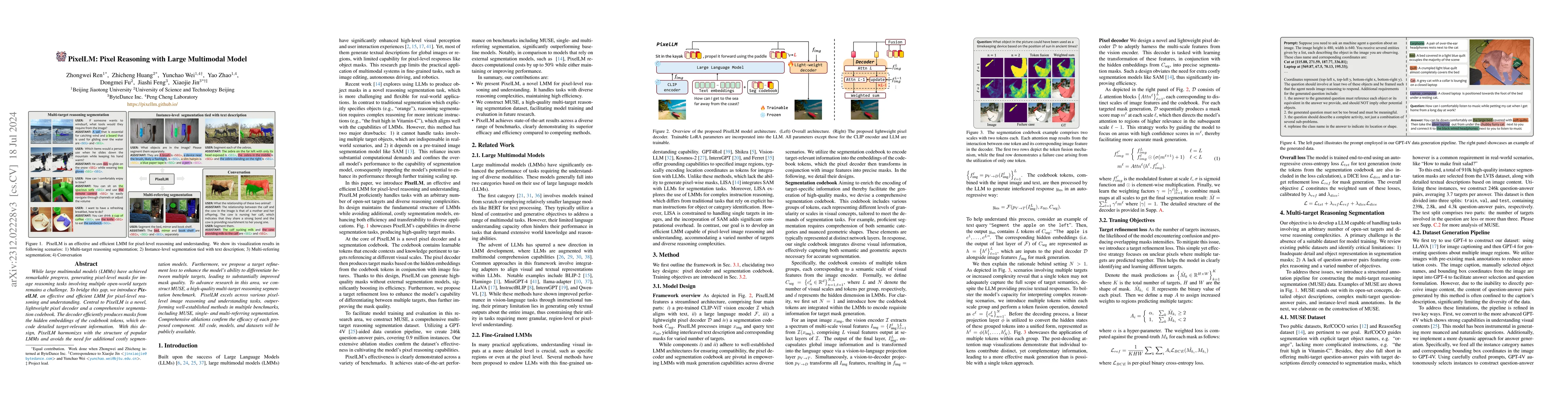 Thumbnail for PixelLM: Pixel Reasoning with Large Multimodal Model