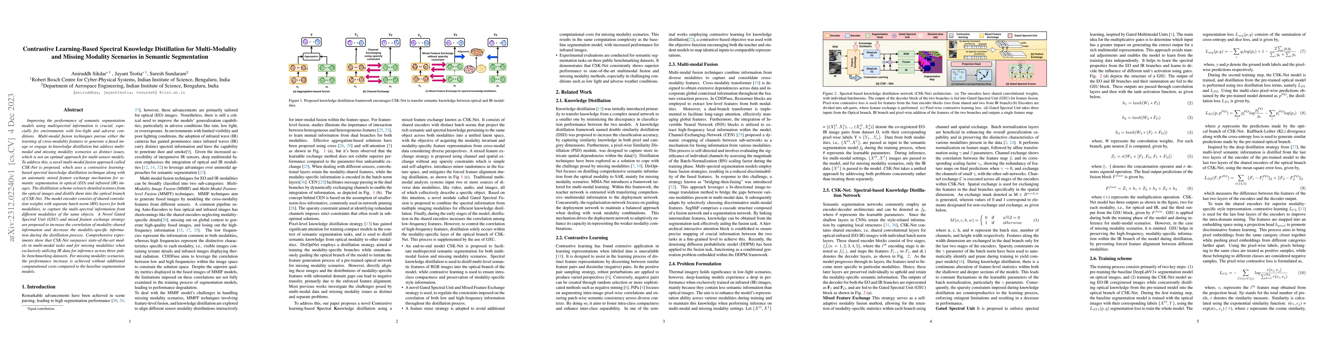 Thumbnail for Contrastive Learning-Based Spectral Knowledge Distillation for
  Multi-Modality and Missing Modality Scenarios in Semantic Segmentation