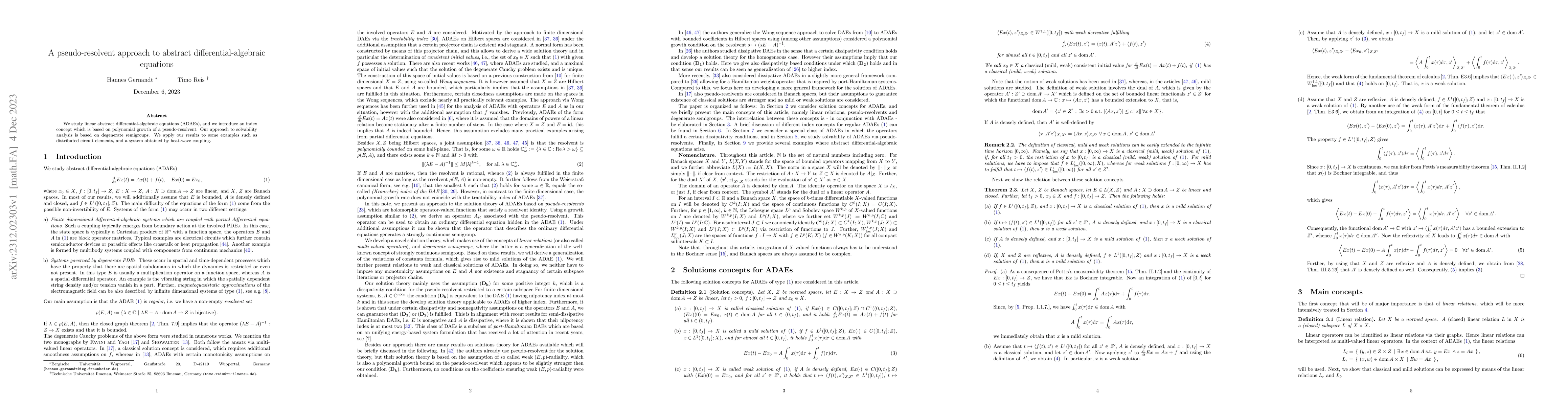 Thumbnail for A pseudo-resolvent approach to abstract differential-algebraic equations