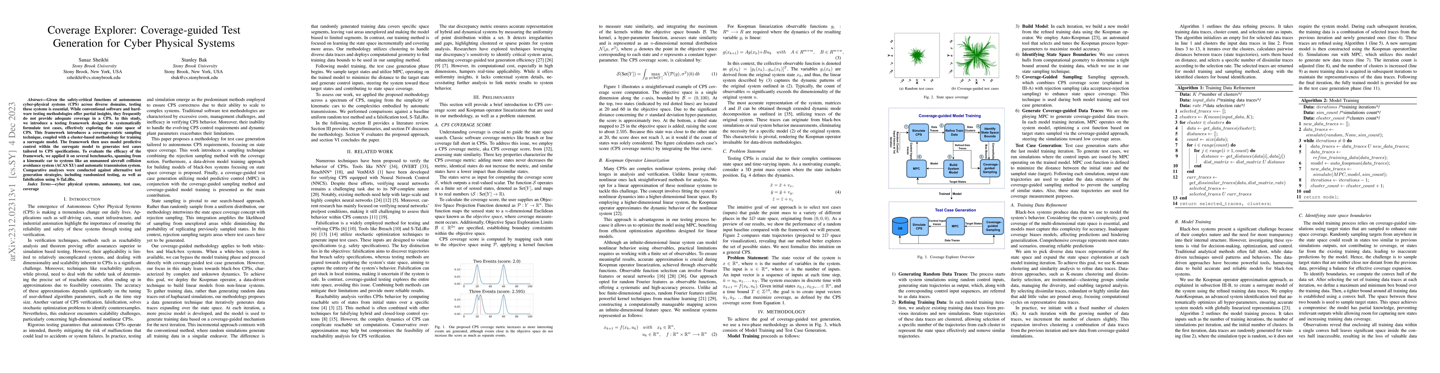 Thumbnail for Coverage Explorer: Coverage-guided Test Generation for Cyber Physical
  Systems