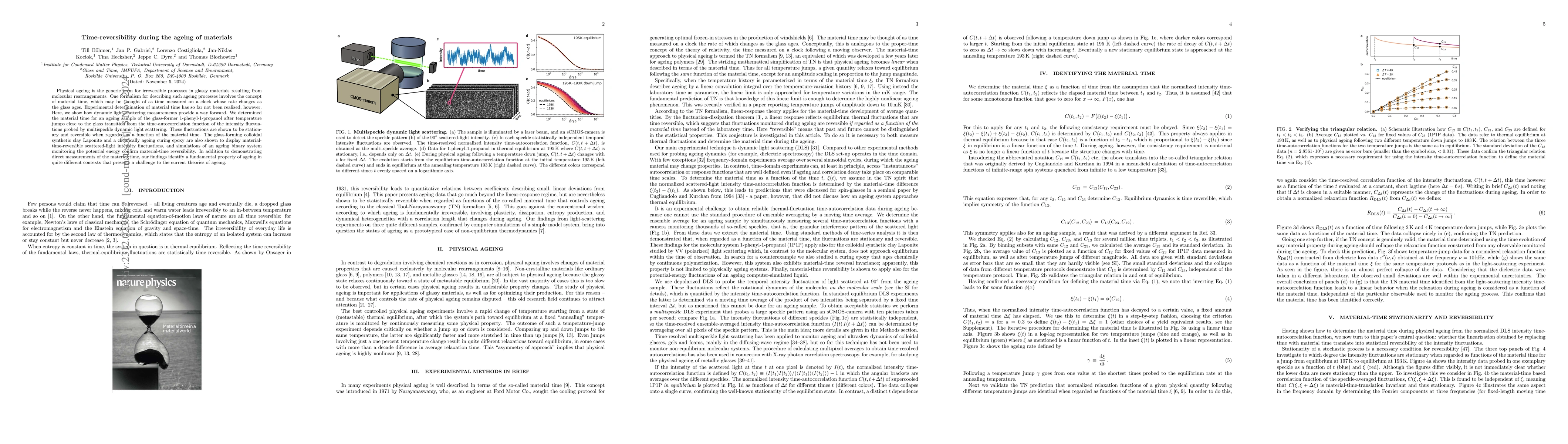 Thumbnail for Time-reversibility during the aging of materials