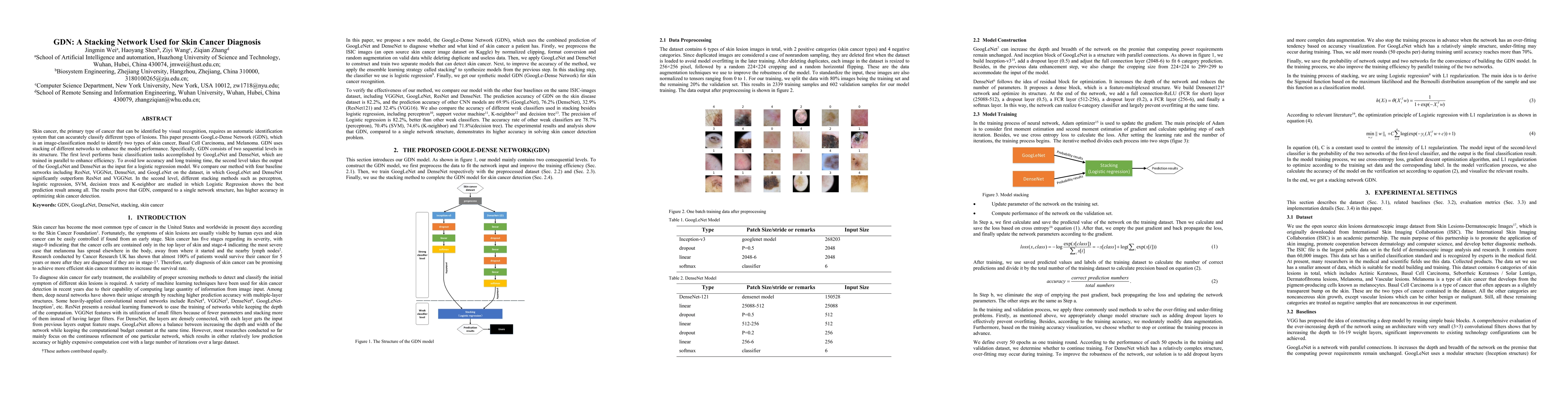 Thumbnail for GDN: A Stacking Network Used for Skin Cancer Diagnosis