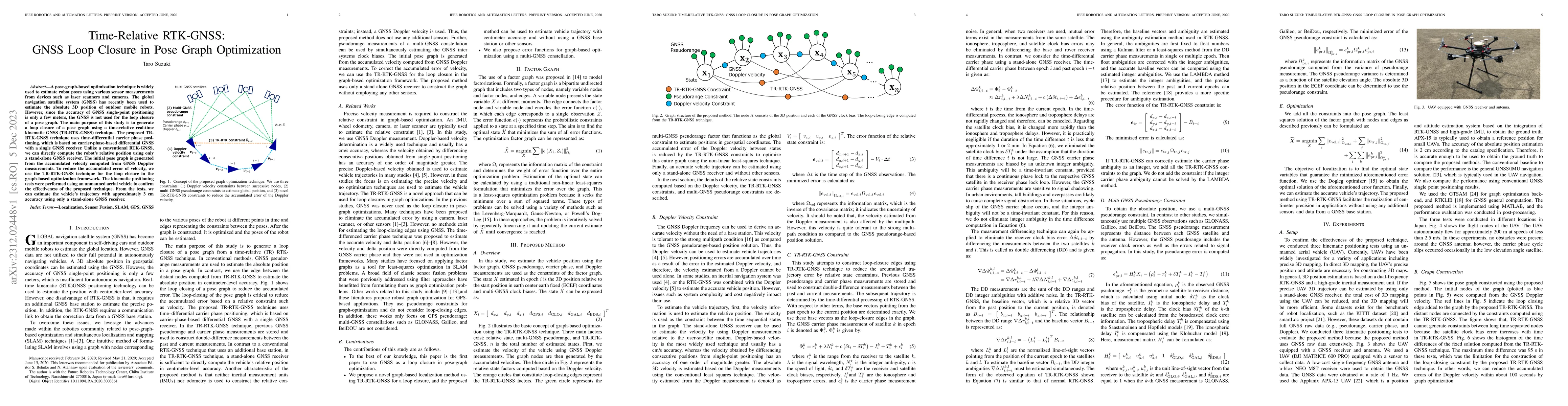 Thumbnail for Time-Relative RTK-GNSS: GNSS Loop Closure in Pose Graph Optimization