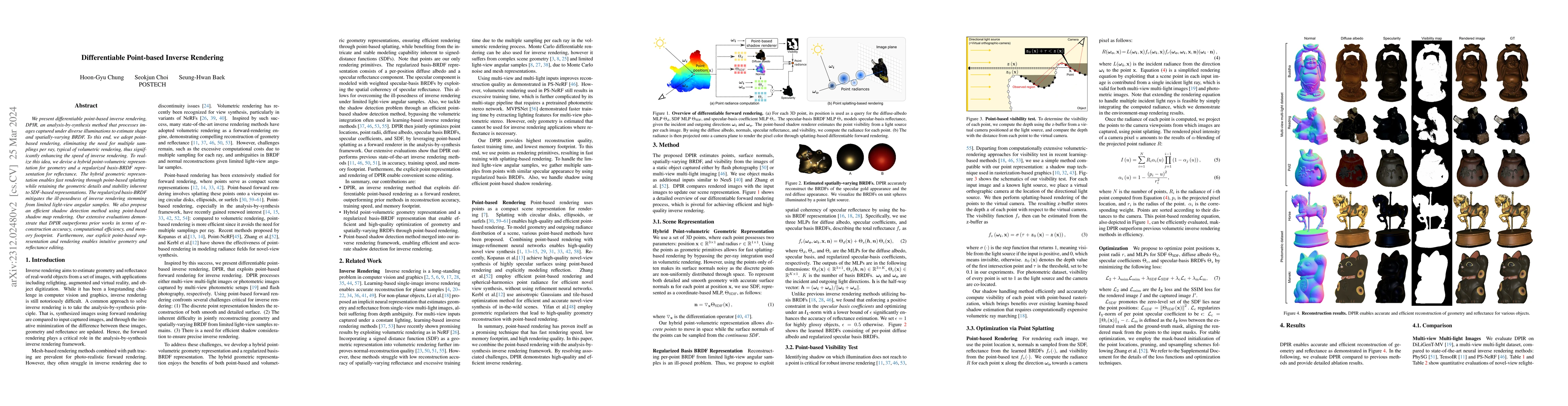 Thumbnail for Differentiable Point-based Inverse Rendering