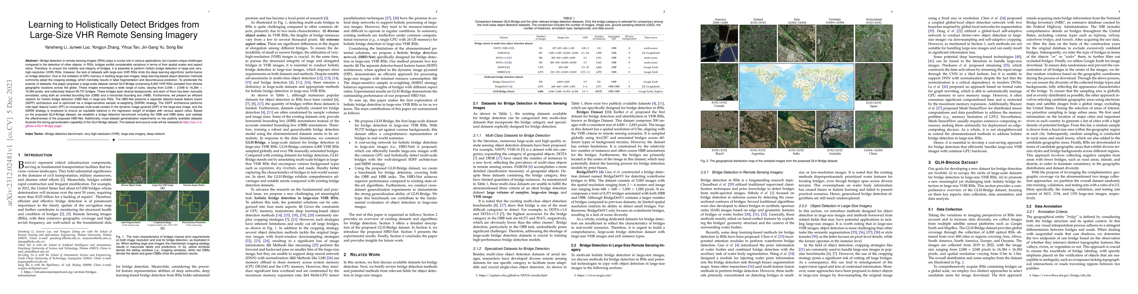 Thumbnail for Learning to Holistically Detect Bridges from Large-Size VHR Remote
  Sensing Imagery