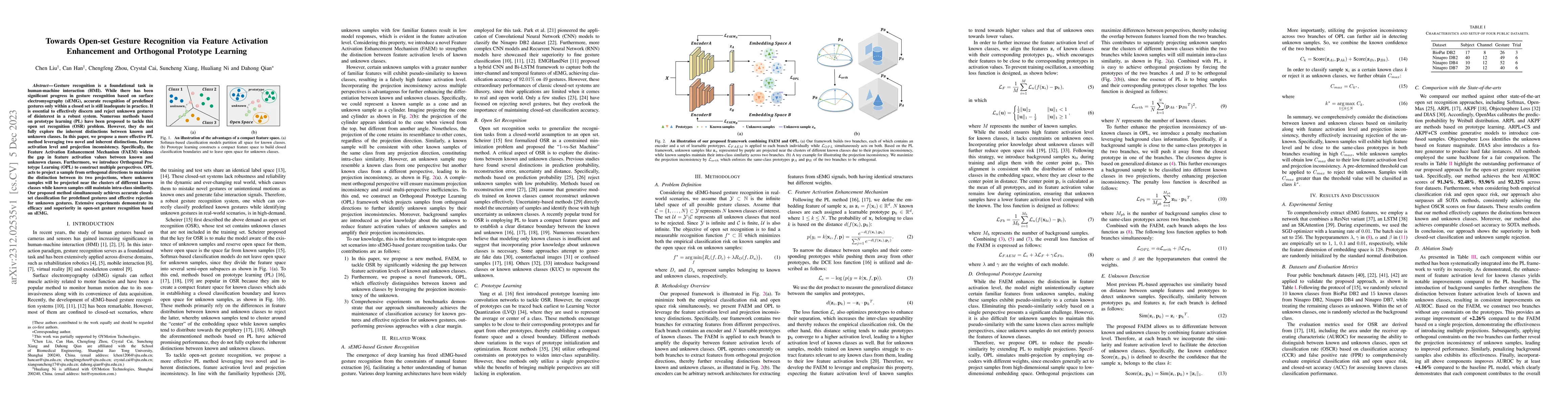 Thumbnail for Towards Open-set Gesture Recognition via Feature Activation Enhancement
  and Orthogonal Prototype Learning