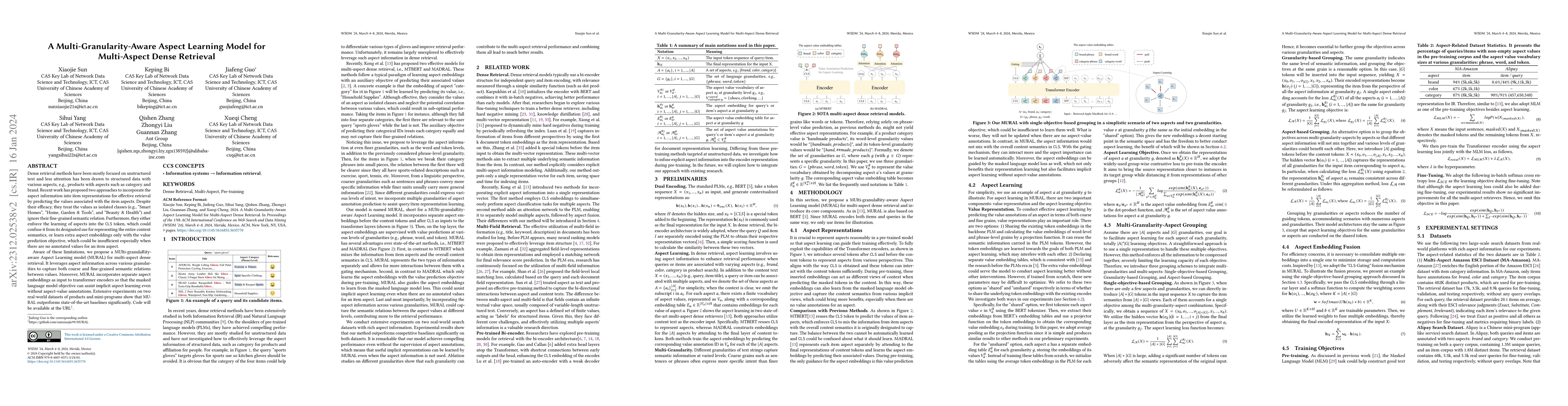 Thumbnail for A Multi-Granularity-Aware Aspect Learning Model for Multi-Aspect Dense
  Retrieval