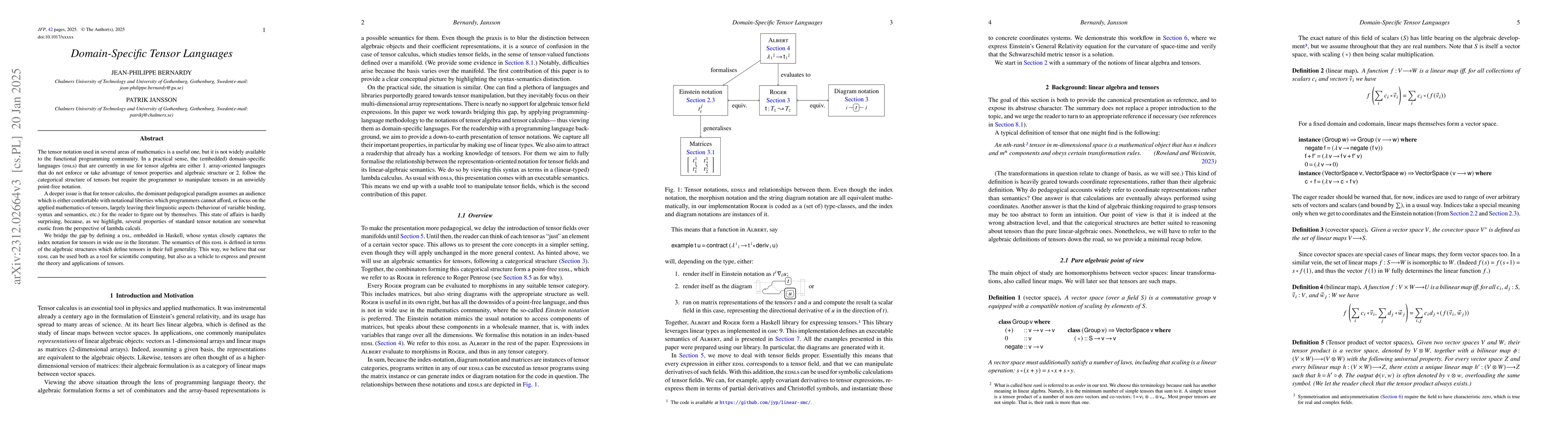 Thumbnail for Domain-Specific Tensor Languages