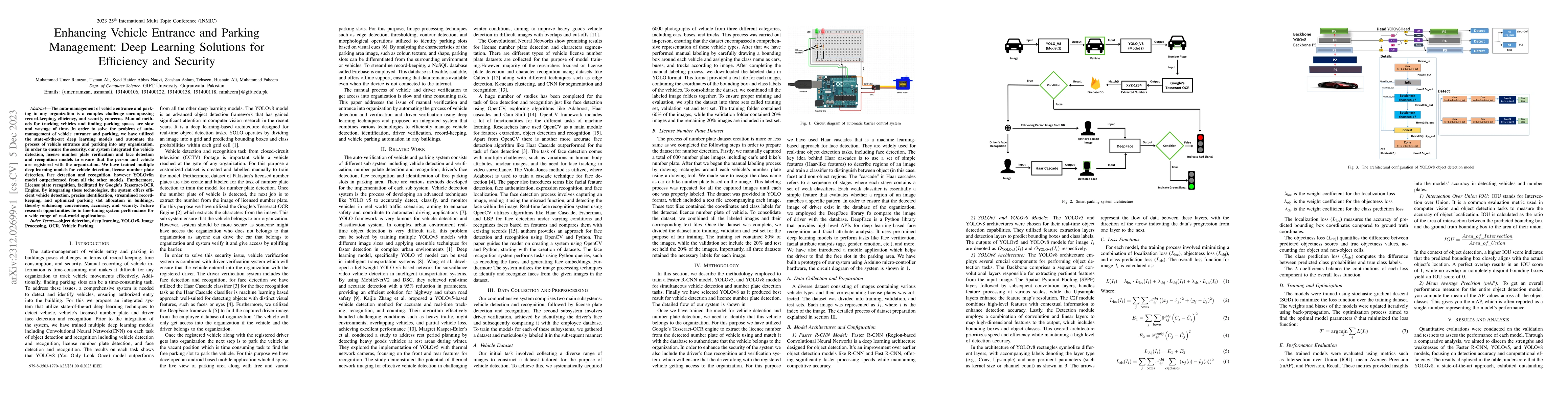 Thumbnail for Enhancing Vehicle Entrance and Parking Management: Deep Learning
  Solutions for Efficiency and Security
