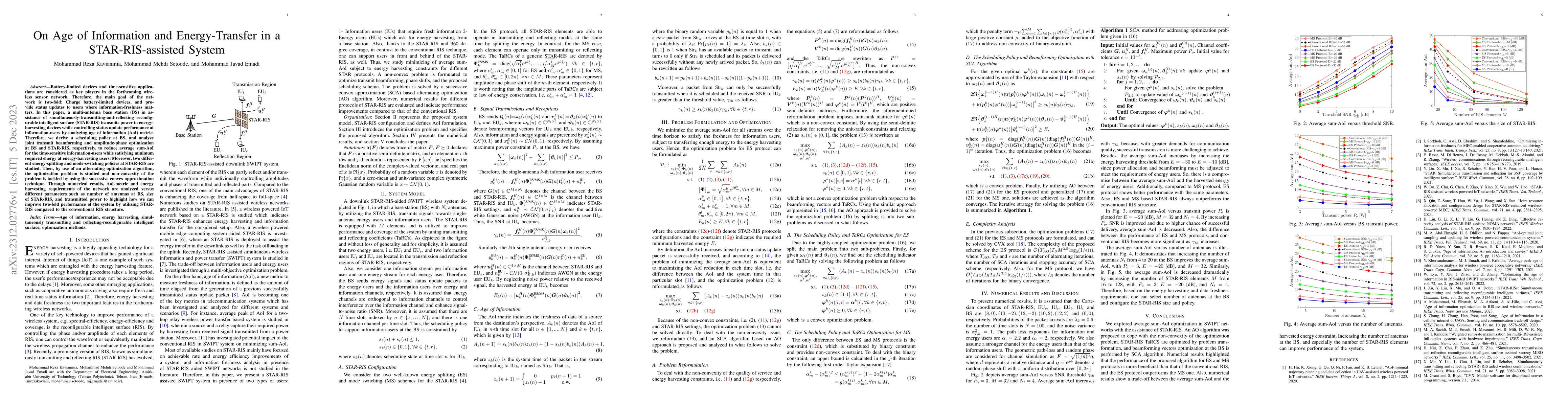 Thumbnail for On Age of Information and Energy-Transfer in a STAR-RIS-assisted System