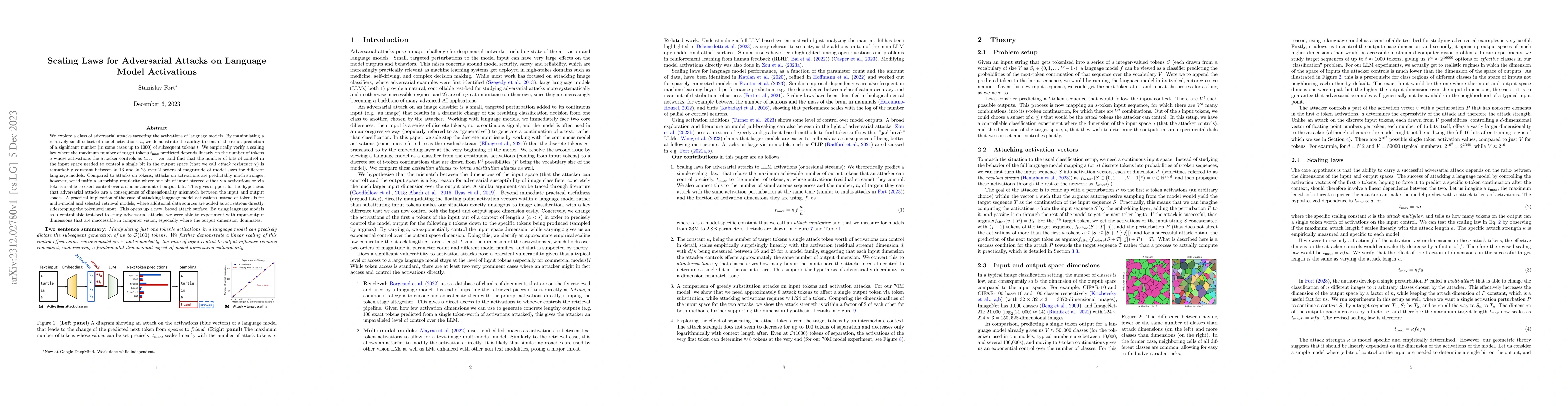 Thumbnail for Scaling Laws for Adversarial Attacks on Language Model Activations
