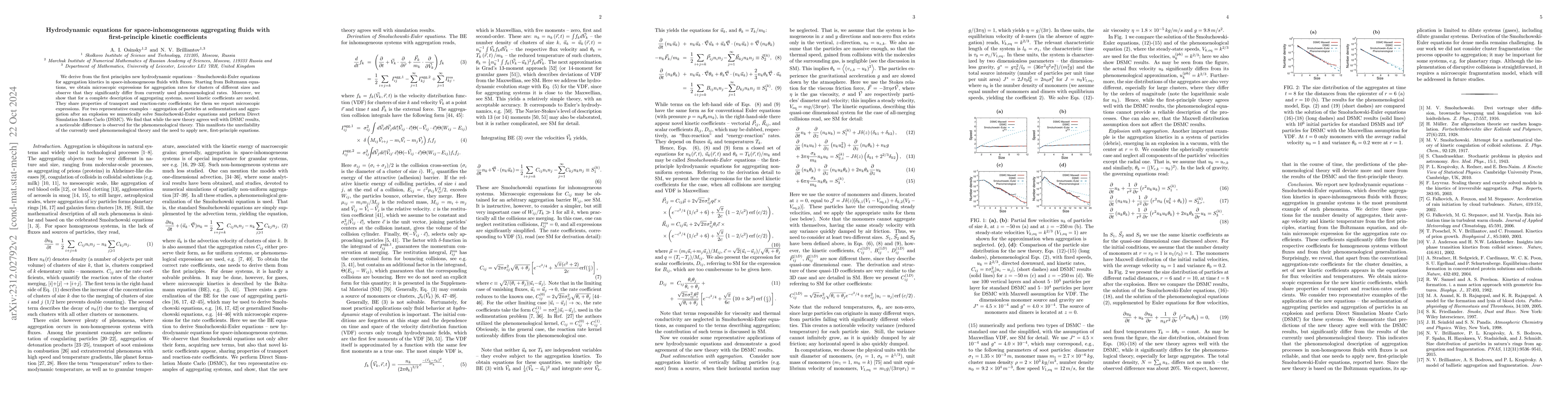Thumbnail for Smolchowski-Euler equations