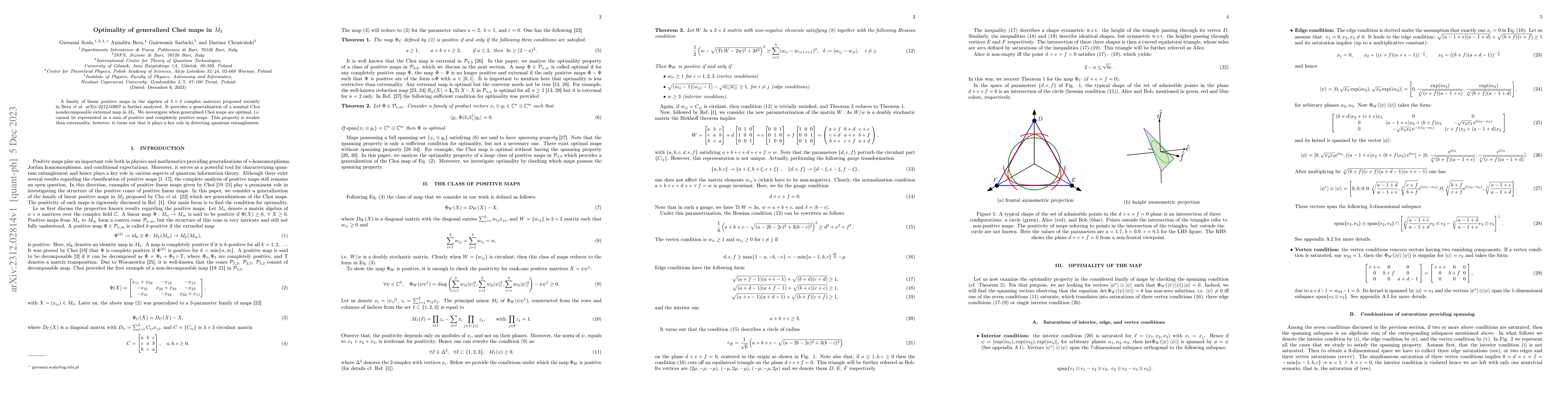 Thumbnail for Optimality of generalized Choi maps in $M_3$
