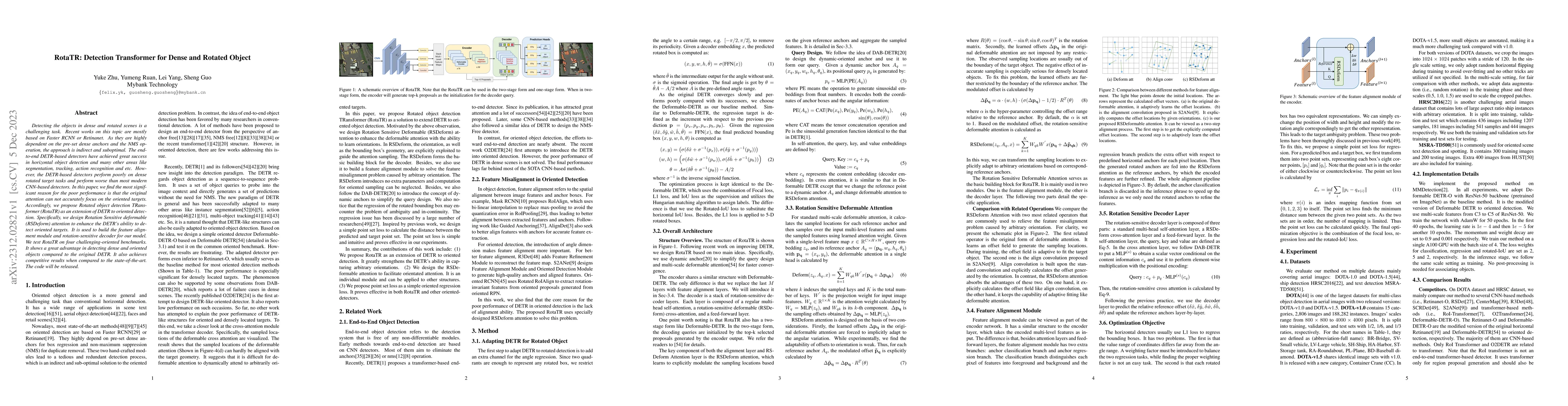 Thumbnail for RotaTR: Detection Transformer for Dense and Rotated Object