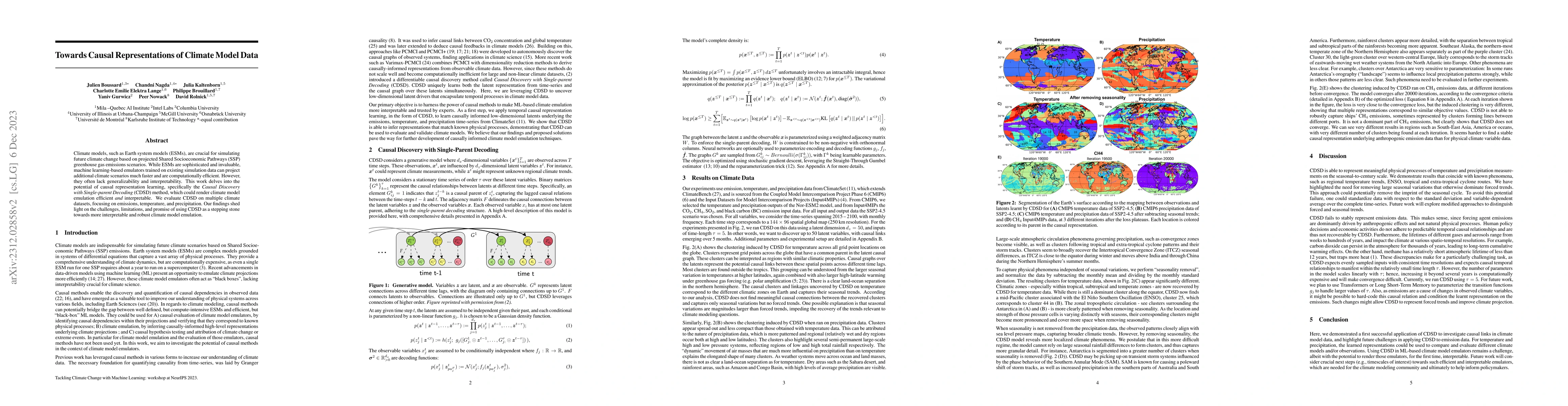 Thumbnail for Towards Causal Representations of Climate Model Data