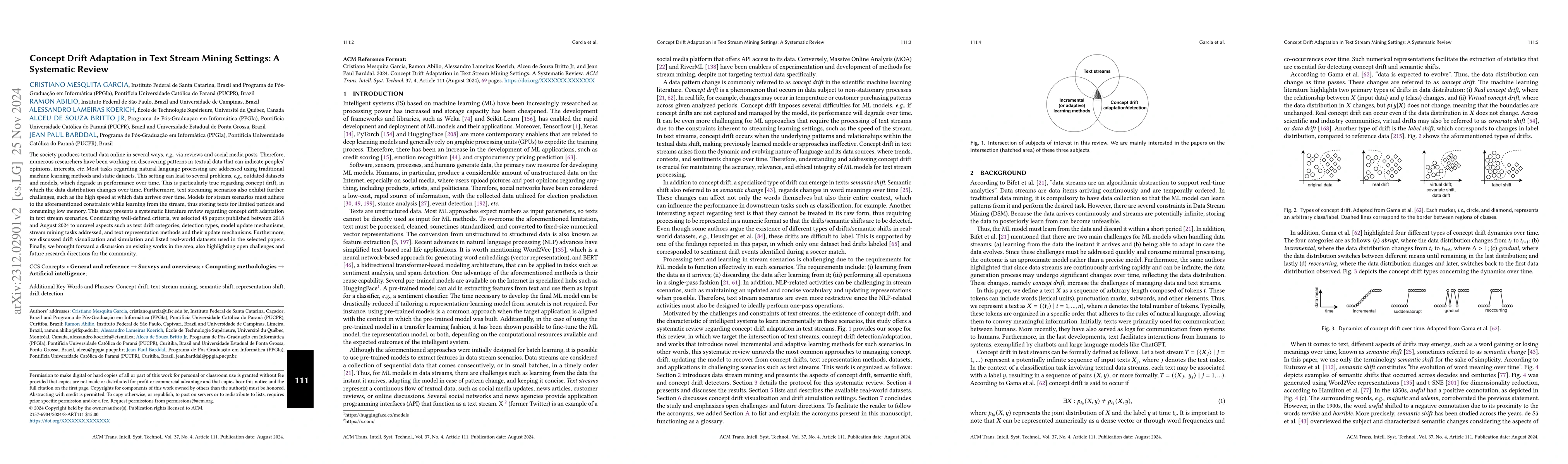 Thumbnail for Concept Drift Adaptation in Text Stream Mining Settings: A Comprehensive
  Review