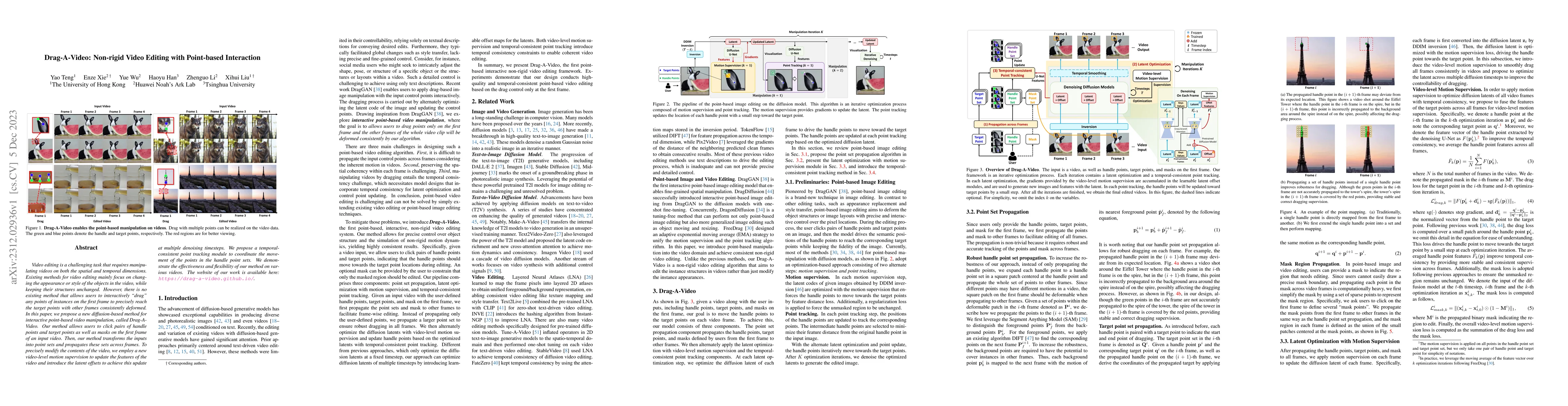 Thumbnail for Drag-A-Video: Non-rigid Video Editing with Point-based Interaction