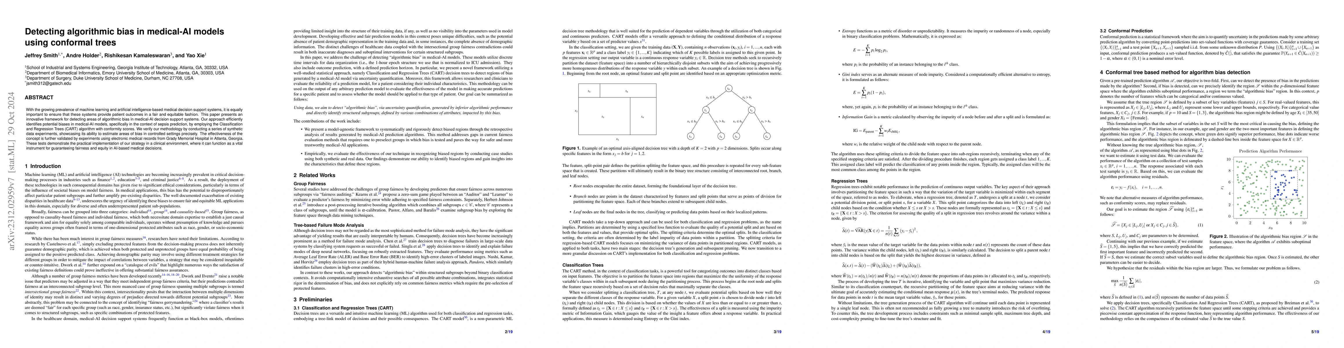 Thumbnail for Detecting algorithmic bias in medical-AI models using trees