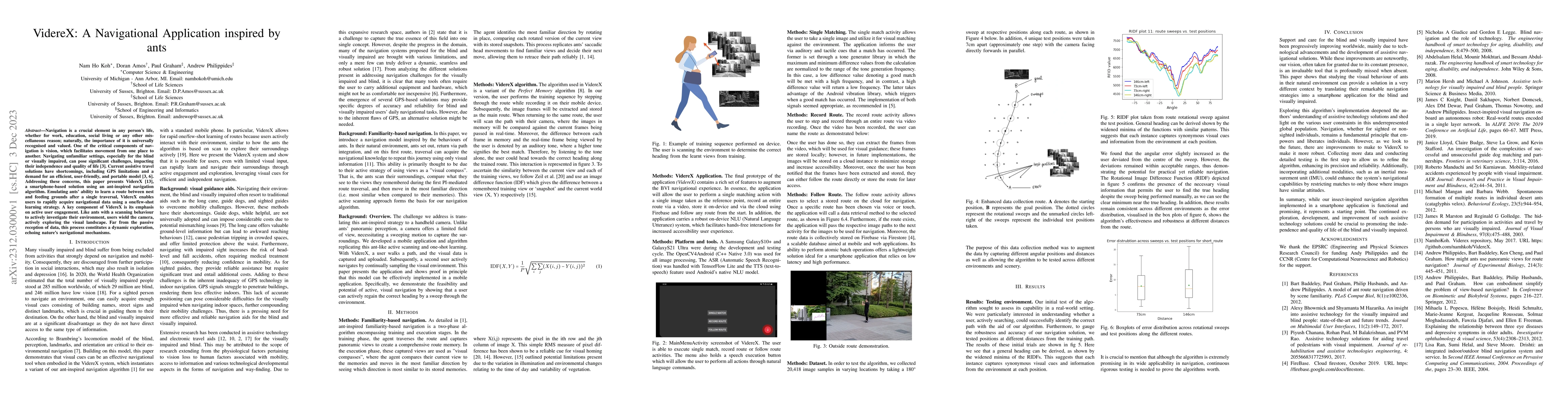 Thumbnail for VidereX: A Navigational Application inspired by ants