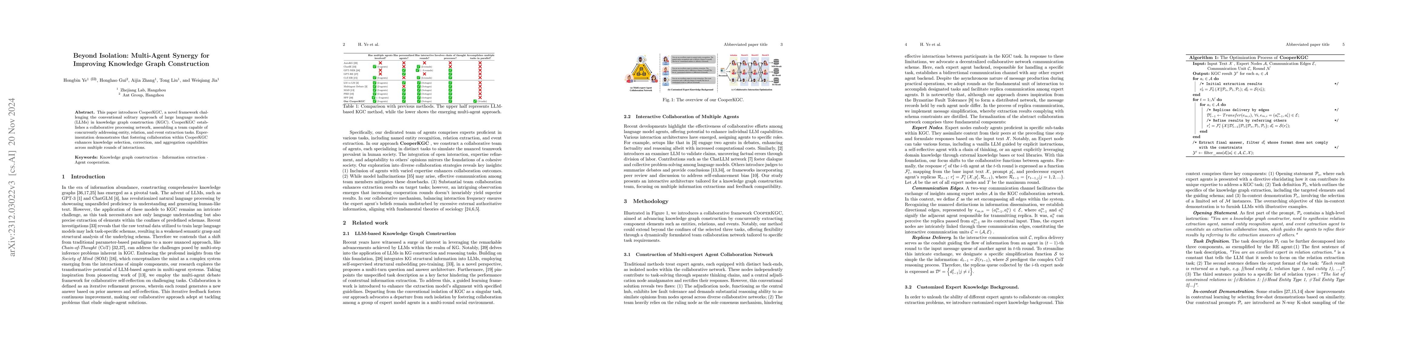 Thumbnail for Beyond Isolation: Multi-Agent Synergy for Improving Knowledge Graph
  Construction
